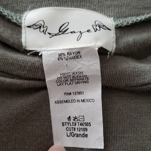 Long sleeve crop top - Picture 3 of 4